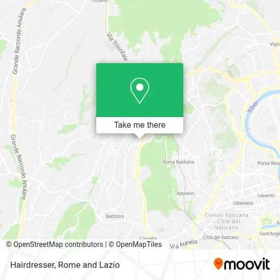 Hairdresser map