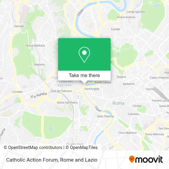 Catholic Action Forum map