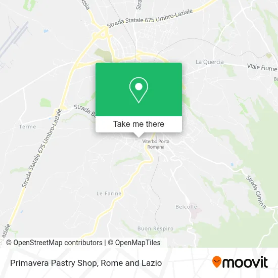 Primavera Pastry Shop map