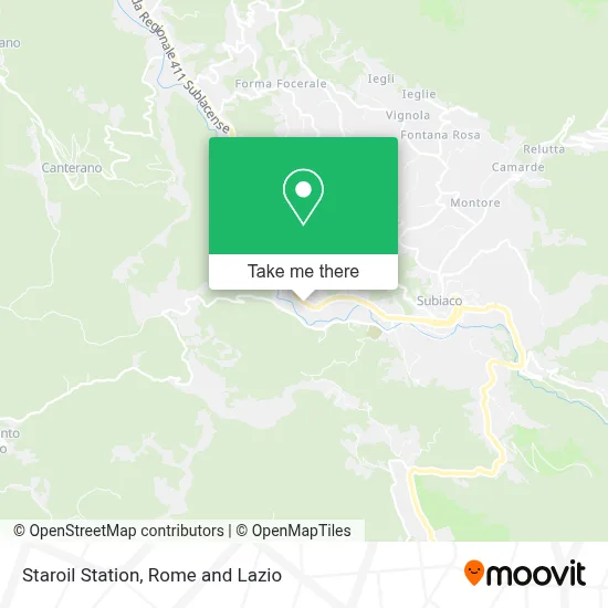 Staroil Station map