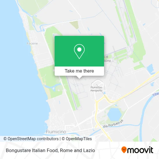 Bongustare Italian Food map