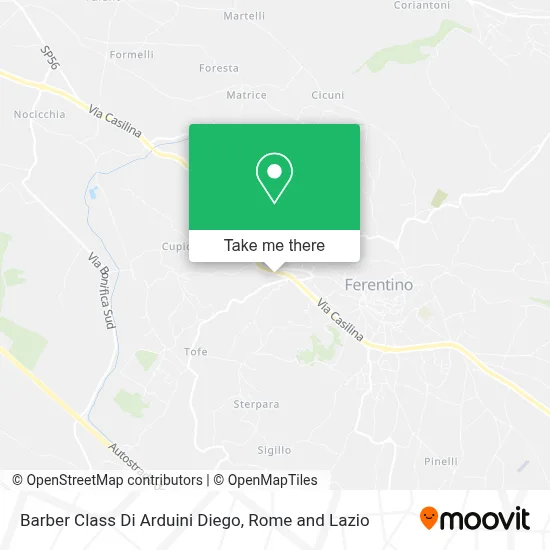 Barber Class Di Arduini Diego map