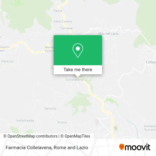 Farmacia Collelavena map