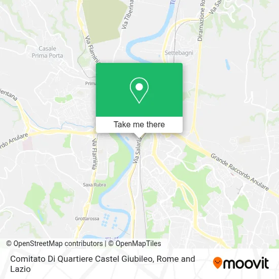 Comitato Di Quartiere Castel Giubileo map