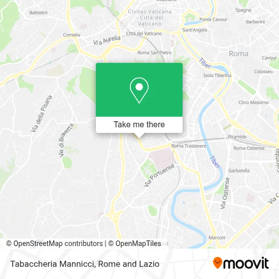 Tabaccheria Mannicci map