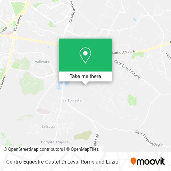 Centro Equestre Castel Di Leva map