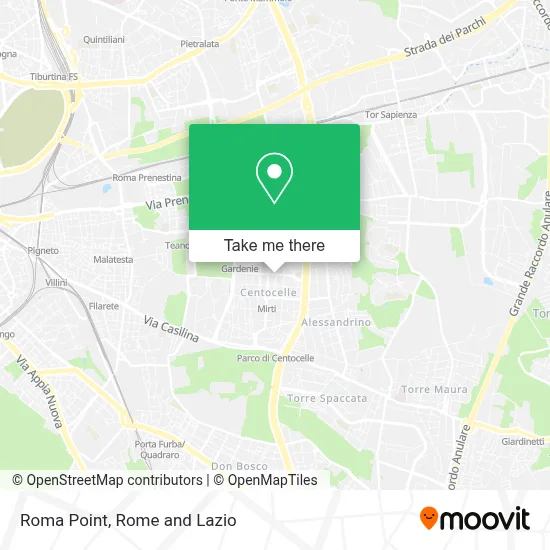 Roma Point map