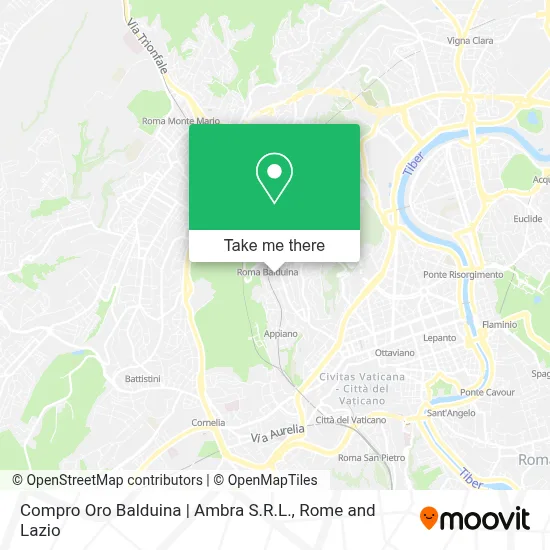 Compro Oro Balduina | Ambra S.R.L. map