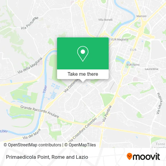 Primaedicola Point map