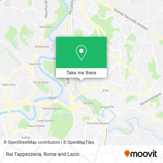 Rai Tappezzeria map