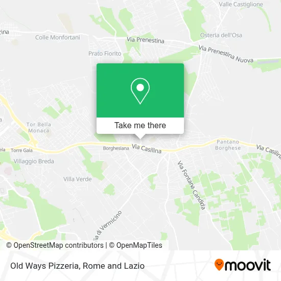 Old Ways Pizzeria map