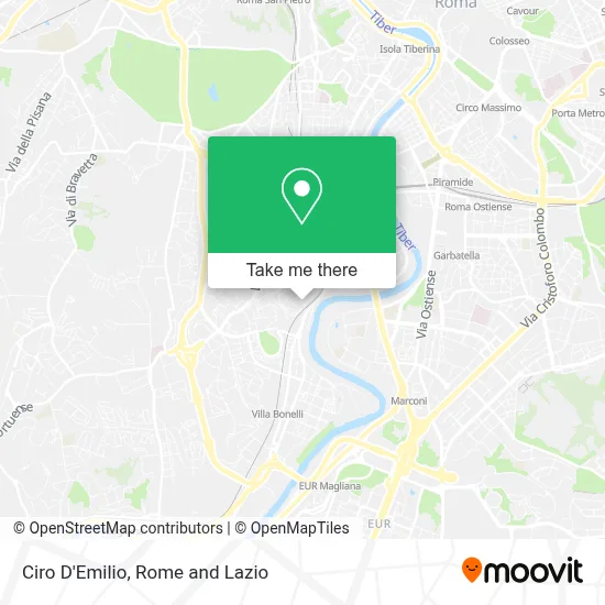 Ciro D'Emilio map