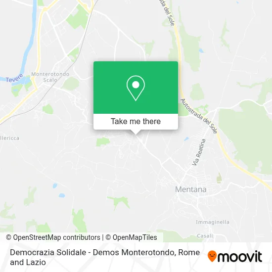 Democrazia Solidale - Demos Monterotondo map