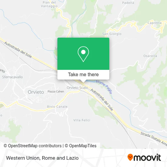 Western Union map