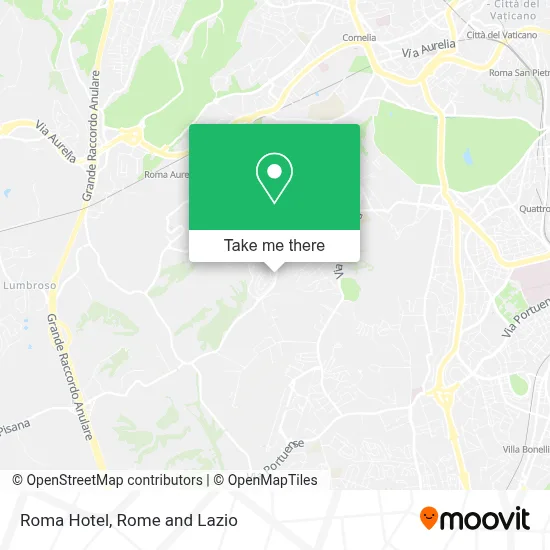 Roma Hotel map