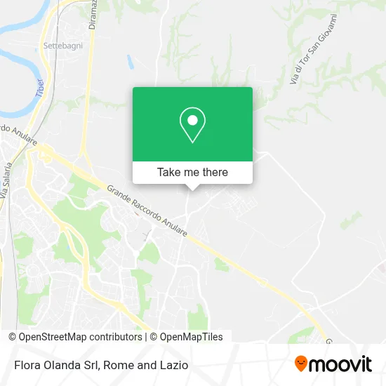 Flora Olanda Srl map