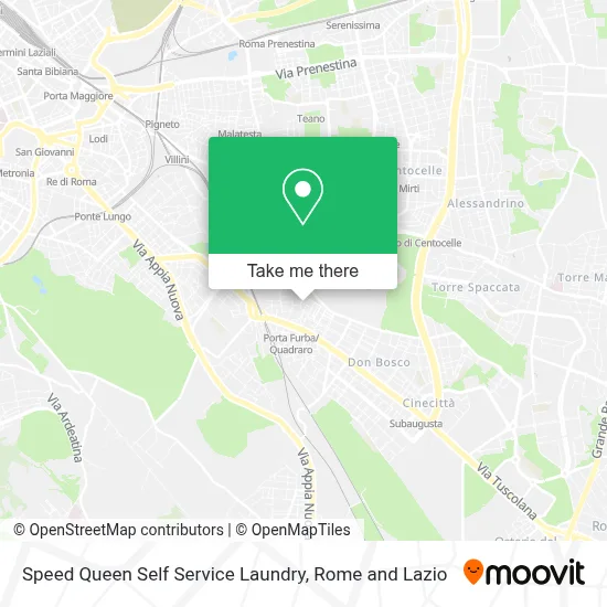 Speed Queen Self Service Laundry map