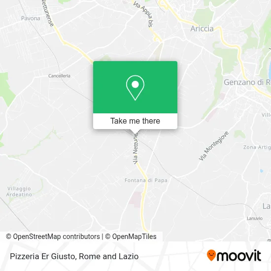 Pizzeria Er Giusto map