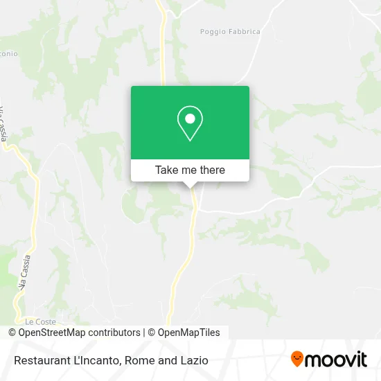 Restaurant L'Incanto map