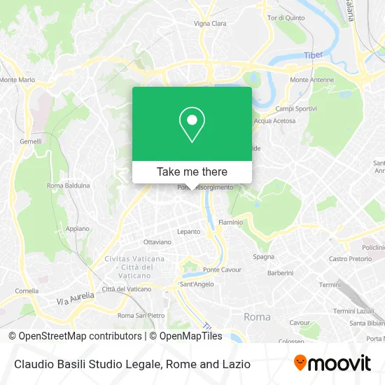 Claudio Basili Studio Legale map
