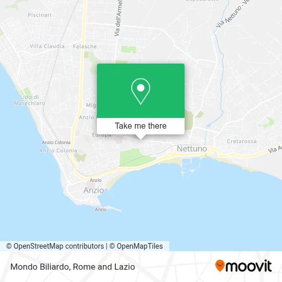 Mondo Biliardo map