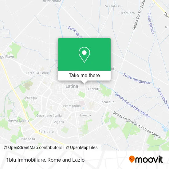 1blu Immobiliare map