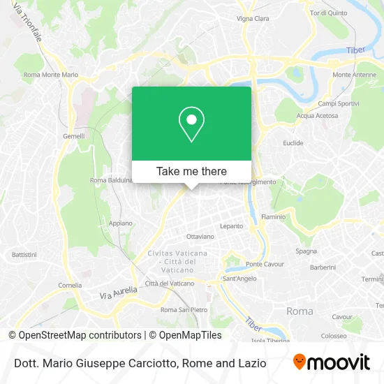 Dott. Mario Giuseppe Carciotto map