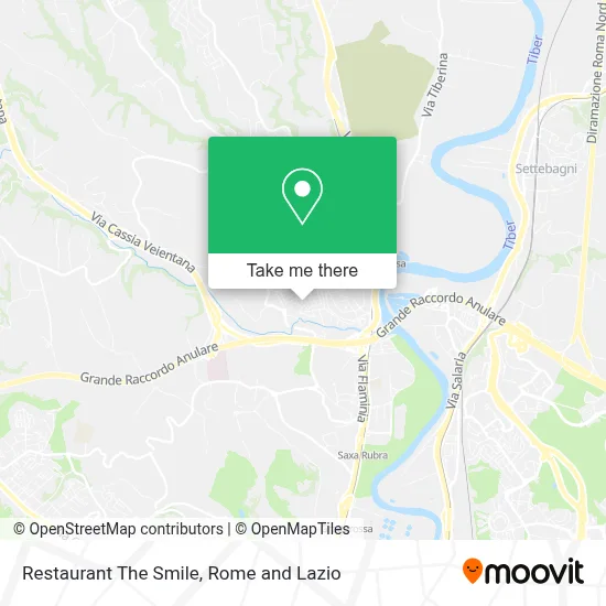 Restaurant The Smile map