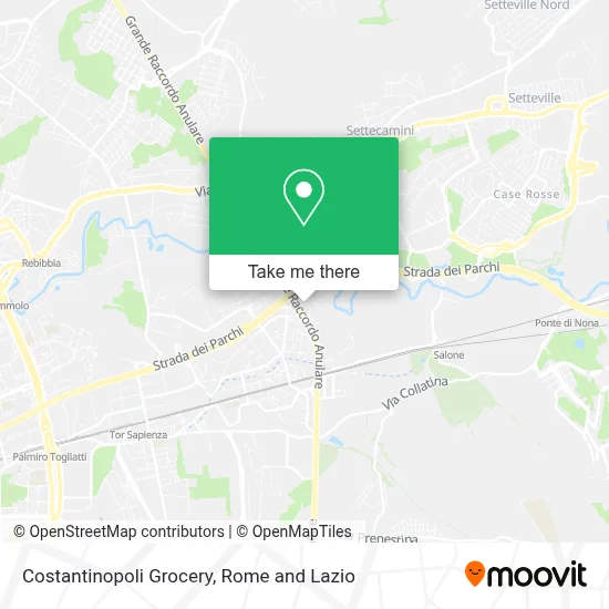 Costantinopoli Grocery map