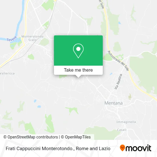 Frati Cappuccini Monterotondo. map