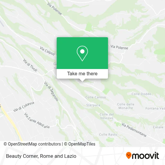 Beauty Corner map