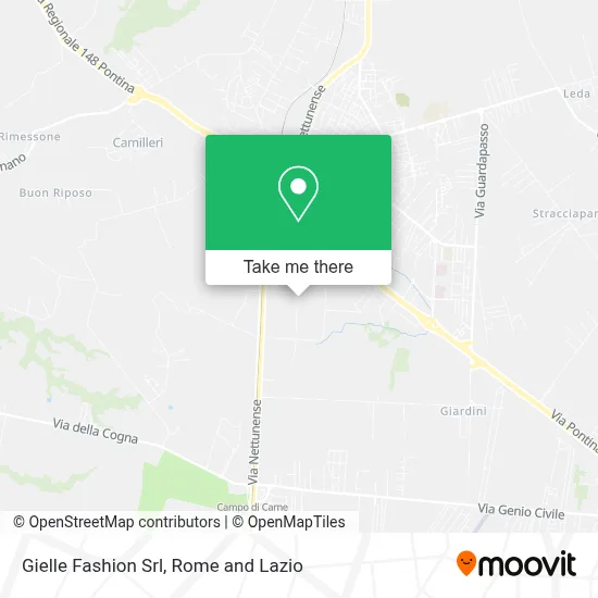 Gielle Fashion Srl map