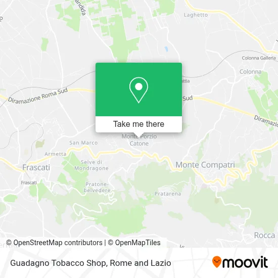 Guadagno Tobacco Shop map