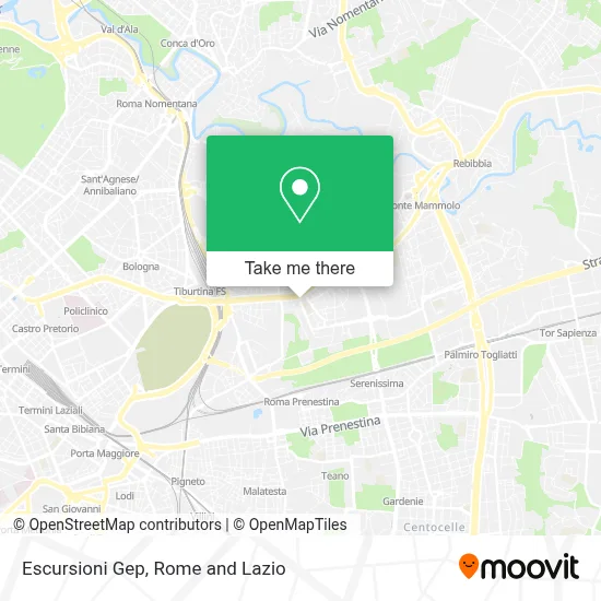 Escursioni Gep map