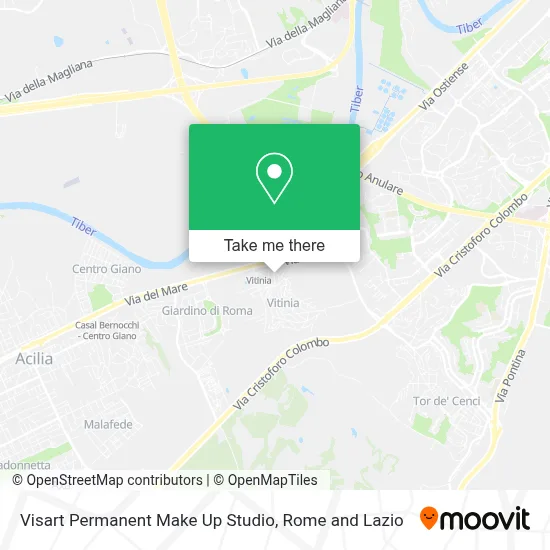 Visart Permanent Make Up Studio map