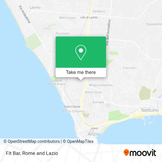 Fit Bar map