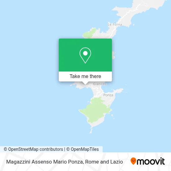 Magazzini Assenso Mario Ponza map