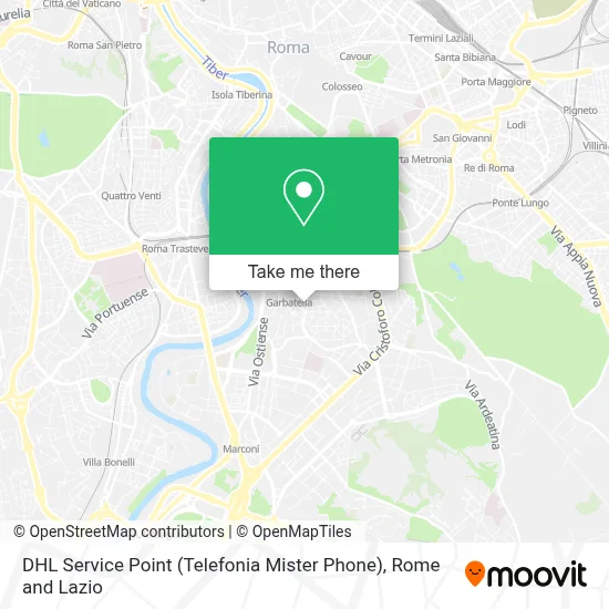 DHL Service Point (Telefonia Mister Phone) map