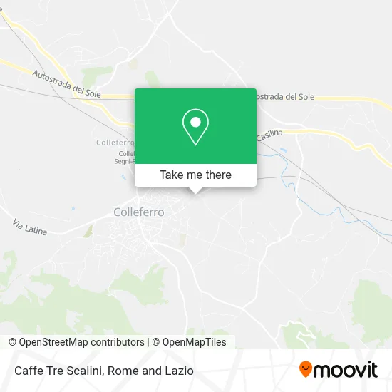 Caffe Tre Scalini map