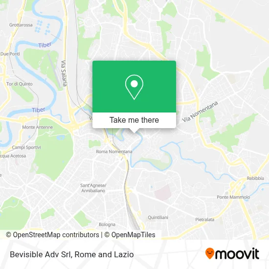 Bevisible Adv Srl map