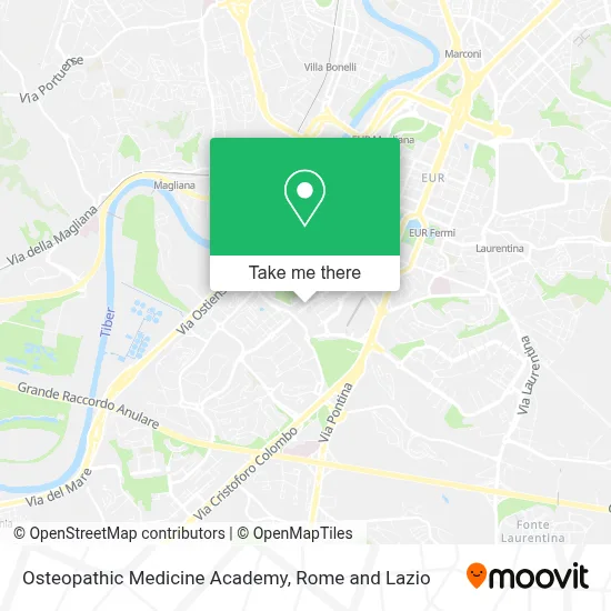 Osteopathic Medicine Academy map