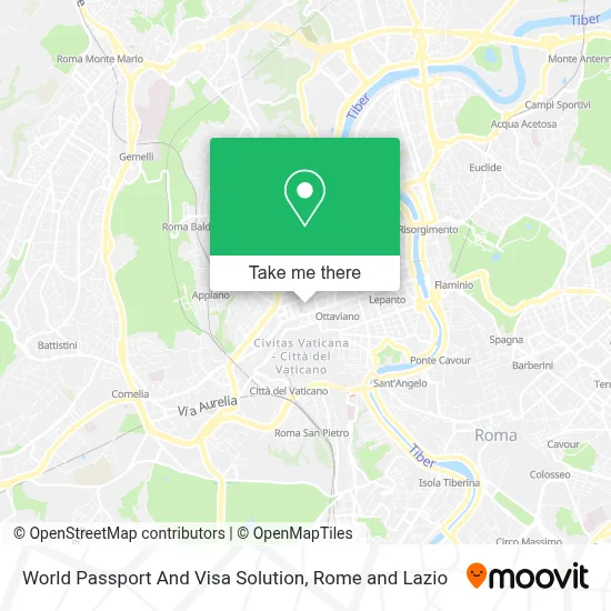 World Passport And Visa Solution map