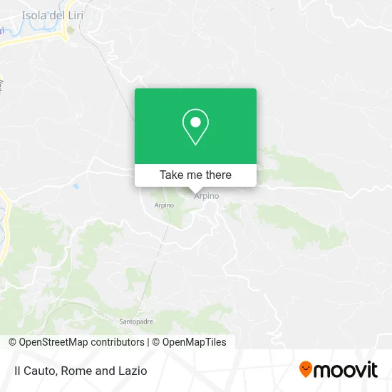 Il Cauto map