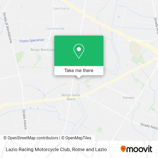 Lazio Racing Motorcycle Club map