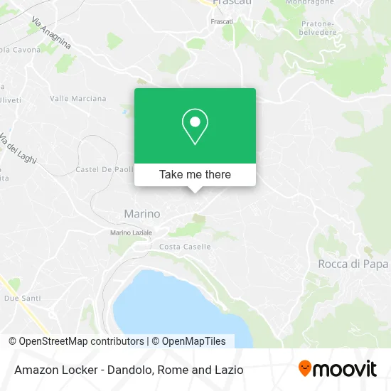 Amazon Locker - Dandolo map