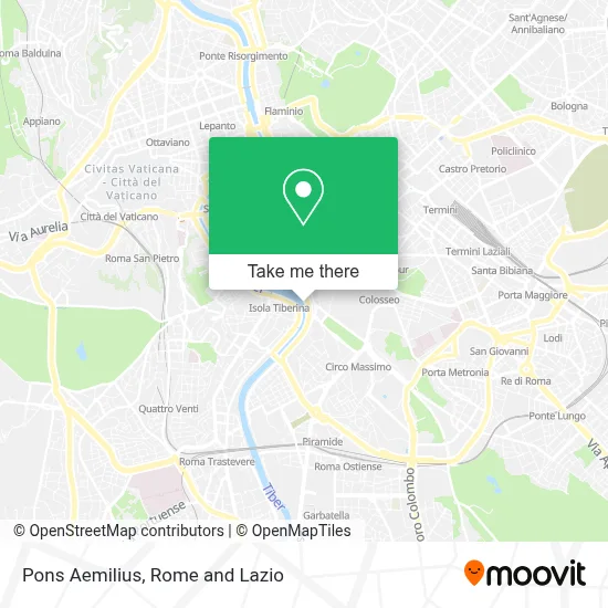 Pons Aemilius map