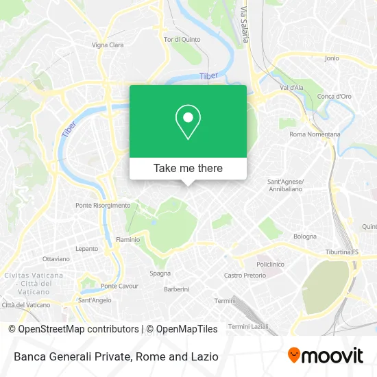 Banca Generali Private map