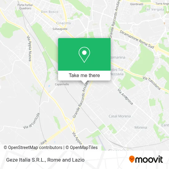 Geze Italia S.R.L. map
