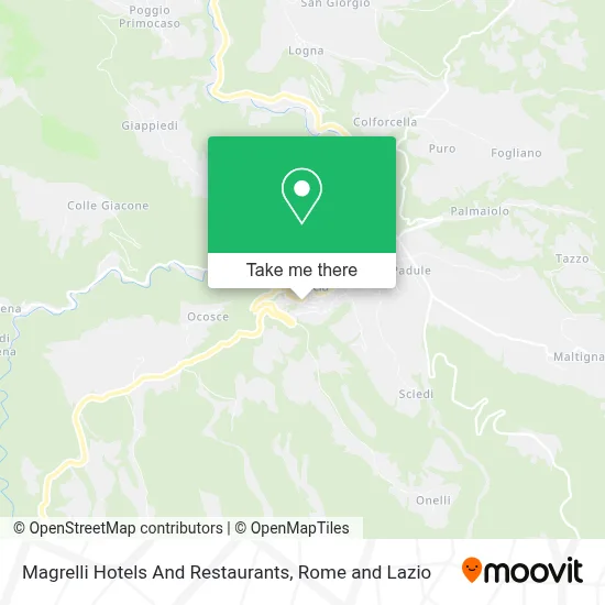 Magrelli Hotels And Restaurants map