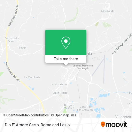 Dio E' Amore Certo map